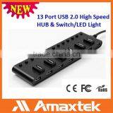 13 Port USB 2.0 Charger HUBwith USB Charging Interface thumbnail-1