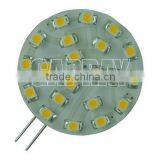 Side Pin 12V AC DC 3528 SMD Led G4 Light Warm White thumbnail-1