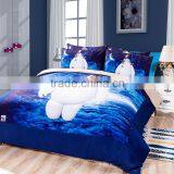 100% Cotton Cartoon Bedding Set, 3 D Cartoon Style 4 PCS