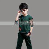 High Quality Fashion Style for Boy Long T-shirt Suit thumbnail-1