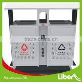 Handmade Stainless Steel Size of Dustbin,outdoor Advertising Dustbin Box,automatic Dustbin Home,waste Bin LE.LJ.044 thumbnail-1