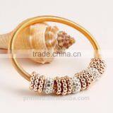 Korean Jewelry Euro-American Multilayer Bangle Shamballa Polymer Clay Bracelets thumbnail-2
