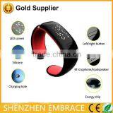 2015 Hot Sale Smart Design OLED Bluetooth 4.0 Bracelet Watch With Call ID Display/Answer L12S thumbnail-1