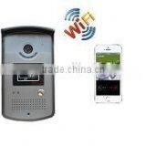 2015 Newest WIFI Video Door Phone Night Vision Wireless Doorbell With FIR Detection Remote by Smart Phone