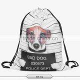 300D Cute Animal Series Leisure Bag With Drawstring thumbnail-1