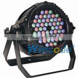 54*3W RGBW waterproof led stage par light for outdoor up lighting