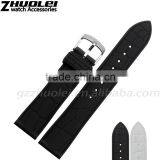 20mm Waterproof Black White Rubber Watch Strap Wholesale 3PCS thumbnail-2