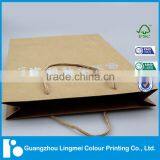 2016 Cheapest Top Quality Luxury Gift Paper Bag Printing ,Shopping Brown Paper Bag,Custom Kraft Paper Bag With Handle thumbnail-2