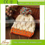 OEM High Quality China Sale Knitted Jacquard Woven Beanie Winter Hats thumbnail-2