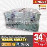 America Hot Style Metal Aluminum Large Dog Cage Custom Design Outdoor Trailer Pet House Quality Choice Most Popular