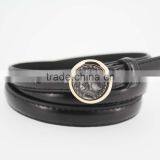 2015 NEW PU Fashion Girls Dresses Belt With Ebossed Bronze Buckles in Yiwu thumbnail-2