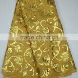 2015 Newest Design Elegant Korea Silk Fabric Nigeria Satin Fabrics Korea Lace Silk thumbnail-1