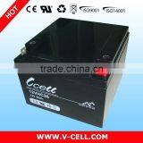 12v 26ah Sla Deep Cycle Battery Backup (VCELL,12VHC26)