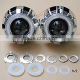 HOT Double angel eyes car bi-xenon projector lens