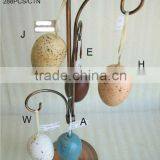 Hot Sale Artificial Polyster 2" Egg Ornament For Christmas And Home Decoration thumbnail-1