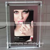 beautiful backlit advertising hanging acrylic led photo frame manufacturer