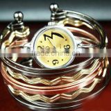 Jewelry gift trendy antique cheap popular bangle watch(SW-610)