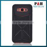 Luxury PU Leather Card Stand Case For Samsung Galaxy E7 thumbnail-3