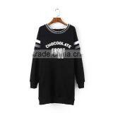 Clothing Manufacturer Embroidery Long Sleeve Round Collar Long Hooby thumbnail-1