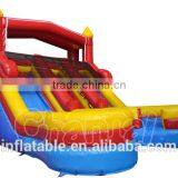 2016 New Design Inflatable Water & Dry Slide, Inflatable Double Lane Slide, Inflatable Water Slide for Kids and Adults