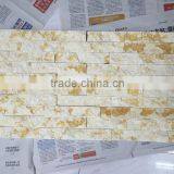 CS039 Golden Stacked Cladding Stone Culture Stone /5 Strip Rectangle 60x15 Ledge Stone Venner thumbnail-1
