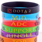 Hot Sale Wristband Custom OEM Printed Silicone Bracelet thumbnail-4
