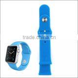 Colorful Wrist Bands for Apple Iwatch Soft Rubber Watch Straps Wearable Bands for 38mm 42mm Iwatch DIY Own Apple Smart Watch thumbnail-5