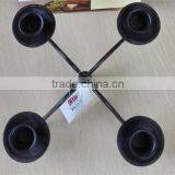 4 Arms Small Wire Black Candelabra thumbnail-2