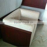 China Furniture Chair With Fabric and Wood , Lounge Sofa Fabric Square Sofa Square Sofa YS102 thumbnail-2