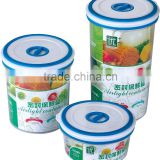 Plastic canister with PS Food Grade Material