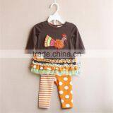 Children Girls, Thanksgiving, Cotton Remake Clothing Turkey thumbnail-1