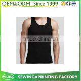 Gym Singlet Mens Vest Stringer Bodybuilding and Fitness Men' Sports Tank Top OEM thumbnail-1