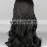 Synthetic Dark Long Kinky Wavy Wig N443 thumbnail-3