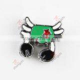 Zinc Alloy Metal Enamel Crab Charm thumbnail-1