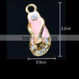 Alloy Flip Flops Pendant Red Garment Hem Pendant Scarf Pendant Bag Decoration thumbnail-4
