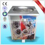 DHL Air Express to Door Worlwide Frozen Yogurt Rolls Fry Ice Cream Machine With Real Fruits