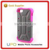 [UPO] Classical Shockproof Hybrid Combo Rose Red Silicone Back Cover Case for IPhone 5 thumbnail-3