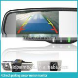 Auto dimming rearview mirror with bluetooth reverse camera rearview monitor