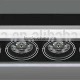 modern grille spot light with 4 ar80 halogen lamps 200w