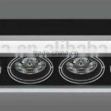 modern grille spot light with 4 ar80 halogen lamps 200w