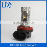 2016 hot sale Auto Led Fog Light 18W H8 fog lamp for daewoo lanos