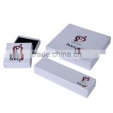 white paper jewelry set packaging box