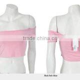 High fashion Ladies sexy crop top/ fashion sexy Midriff