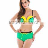 Summer Sexy Sweet Girl High Waist Swim Wear thumbnail-6