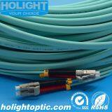 LC Duplex Om3 10g 3.0mm Aqua Optical Fiber Patch Cord thumbnail-4