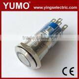 Hot Sale ABS16S-P11-E 8mm 12mm 16mm 19mm 22mm 25mm IP67 Momentary 3-250VDC/AC Metal Push Button Lift Push Button thumbnail-1