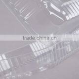 Duralock Clear Hinged Plastic Small Oblong Container, Clamshell Clear Take Out Food Box For Hotdog thumbnail-6