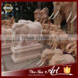 Garden Customize Size Africa Marble Elephant thumbnail-3