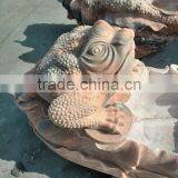 Garden Decorative Marble Frog Statue thumbnail-5