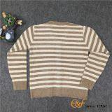 Two-color Strip Long Sleeves Cardigan Sweater for Children thumbnail-1